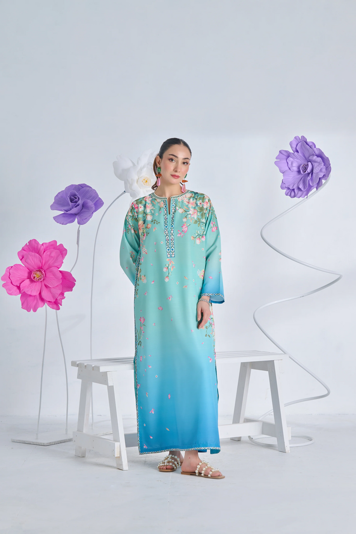CH - 396 Premium Printed 2 Pc Stitched Suit