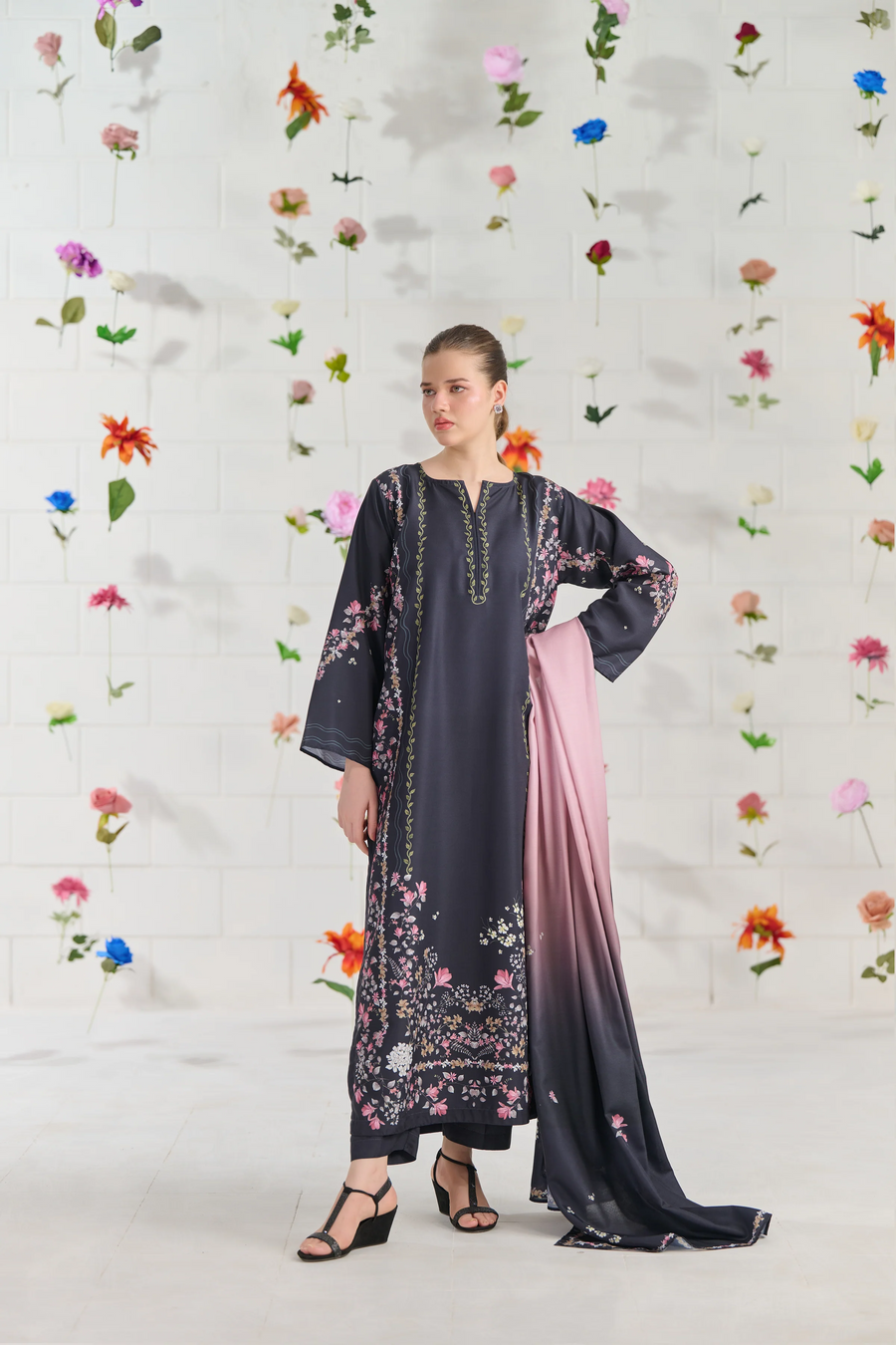 MRS-399 | Orchid Premium Printed 3 Piece Stitched Suit
