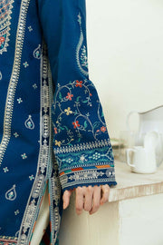 3 Piece Unstitched Heavy Embroidered Pure Lawn Suit with Fine Printed Lawn Dupatta